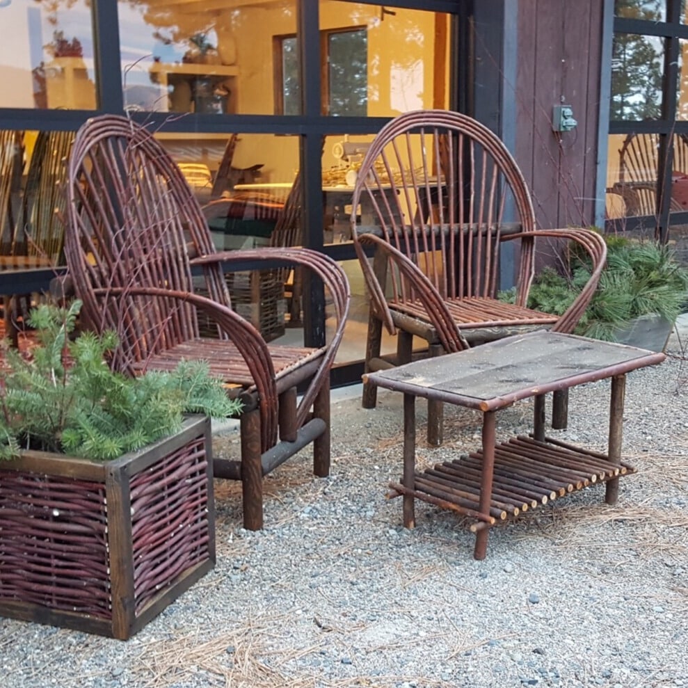 Rustic Furniture Bent Willow Chairmaking Peters Valley School of Craft